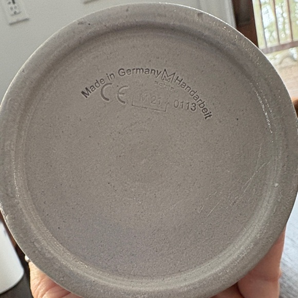 Handmade Authentic German Ceramic Beer Stein with Pewter Embossed Lid - Picture 11 of 12